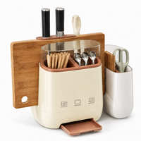 Organizator de bucătărie Telux® multifuncțional pentru tacâmuri, cuțite și ustensile
